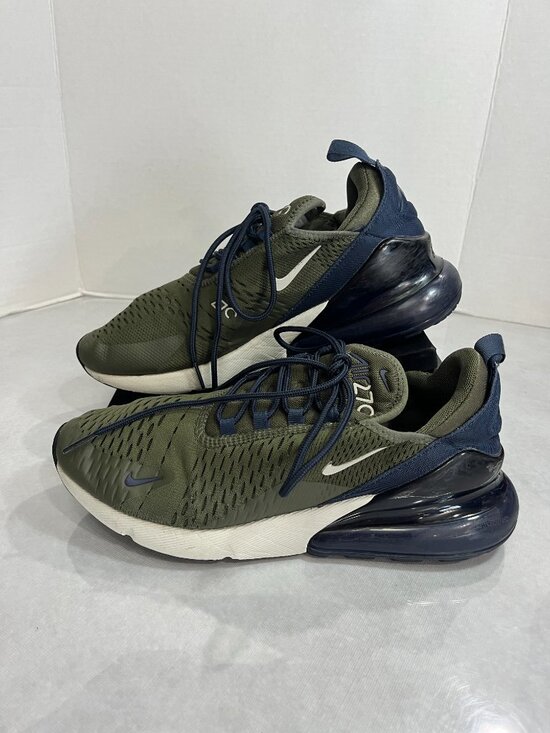Nike Air Max 270 Olive Green Navy Running Shoes Men’s 8.5 AH8050-303 main image 5